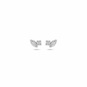 oorknoppen diamant 0.24ct (2x 0.12ct) h si 4 mm