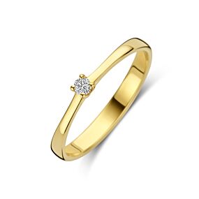 ring diamant 0.05ct h si