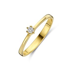 ring diamant 0.05ct h si